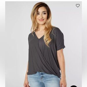 Double zero vneck top